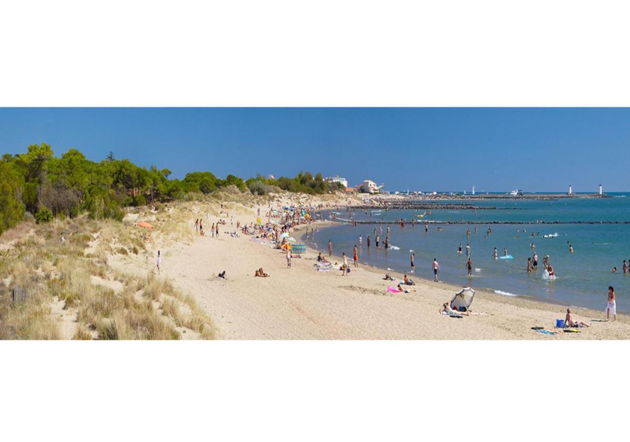 Mobilhome Climatise 3Ch 6P Dans Parc Des 7 Fonts Agde Buitenkant foto